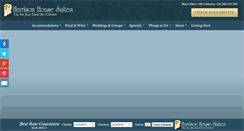 Desktop Screenshot of harrisonhousesuites.com